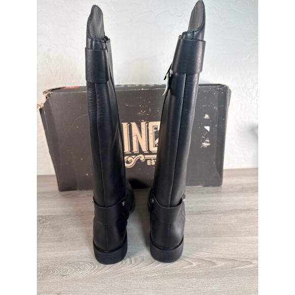 Dingo Derby High Riding Boots DI545- Black Leather Women's Size 9M- NIB - Picture 6 of 8